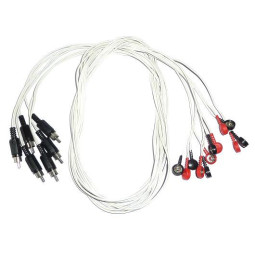 Kit di 6 Cavi RCA Clip 4mm...