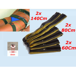 4 Elettrodi EasySnap 5x5cm Compatibili Compex per Elettrostimolatori