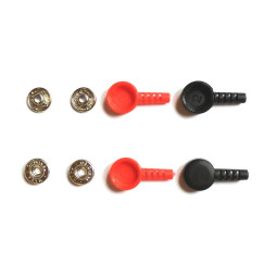 Kit 4 Clip Bottone Snap 4mm...